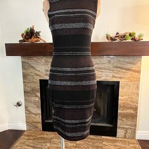 Ted Baker Simona Lurex Stripe Dress